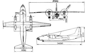 Ан 24 чертежи