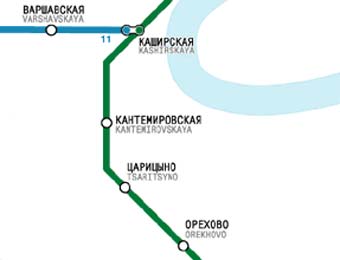 Карта метро станция орехово