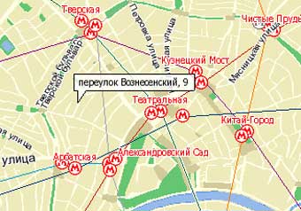 Карта москвы вознесенский переулок