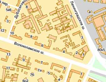 Волоколамское шоссе 62 карта