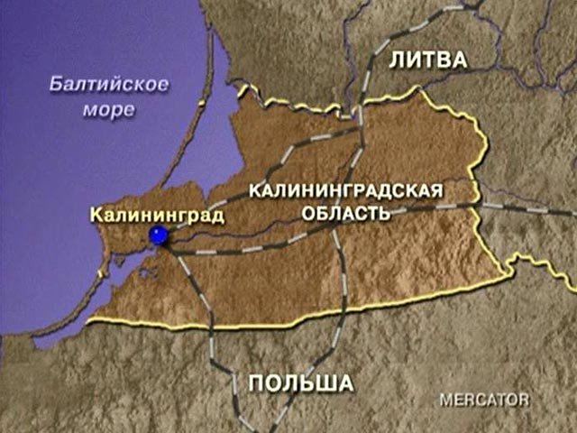 Карта польши и литвы и калининградской области